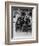 Booker T. Washington, Second Row, Center, with His Associates at Tuskegee Institute, 1915-null-Framed Art Print