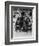 Booker T. Washington, Second Row, Center, with His Associates at Tuskegee Institute, 1915-null-Framed Art Print