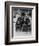 Booker T. Washington, Second Row, Center, with His Associates at Tuskegee Institute, 1915-null-Framed Art Print