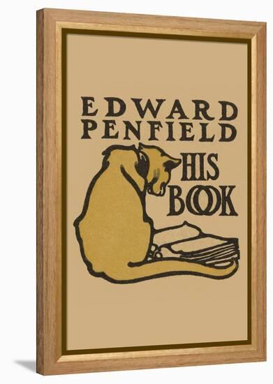 Bookplate of Artist Edward Penfield-Edward Penfield-Framed Stretched Canvas