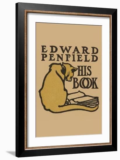 Bookplate of Artist Edward Penfield-Edward Penfield-Framed Art Print