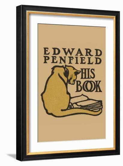 Bookplate of Artist Edward Penfield-Edward Penfield-Framed Art Print