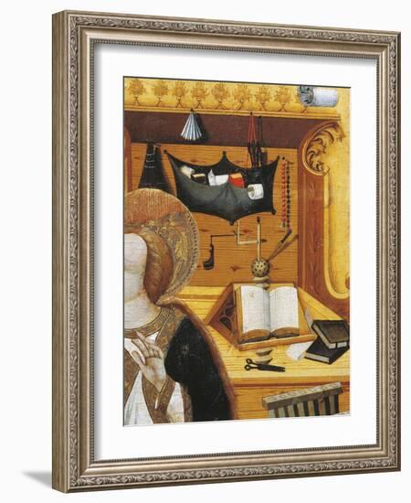 Bookrest, Altarpiece from Verdu, 1432-34-Jaume Ferrer II-Framed Giclee Print