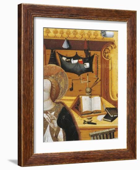 Bookrest, Altarpiece from Verdu, 1432-34-Jaume Ferrer II-Framed Giclee Print