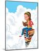 Books - Jack & Jill-Eric Sturdevant-Mounted Giclee Print