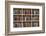 Books on a Wooden Shelfs.-donatas1205-Framed Photographic Print