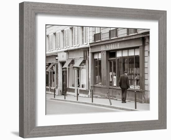 Bookshop, St. Germain Des Pres District, Rive Guache, Paris, France-Jon Arnold-Framed Photographic Print