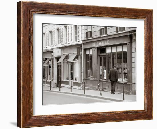 Bookshop, St. Germain Des Pres District, Rive Guache, Paris, France-Jon Arnold-Framed Photographic Print