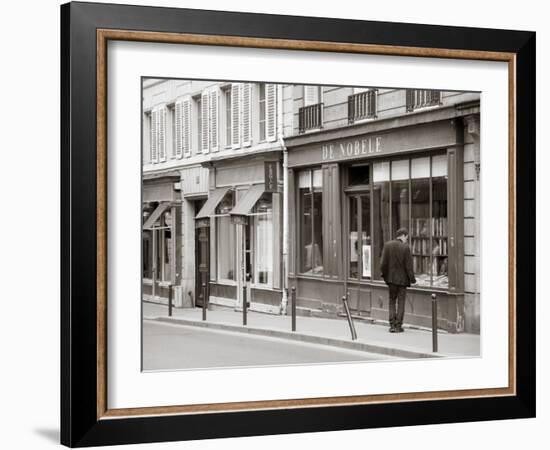 Bookshop, St. Germain Des Pres District, Rive Guache, Paris, France-Jon Arnold-Framed Photographic Print