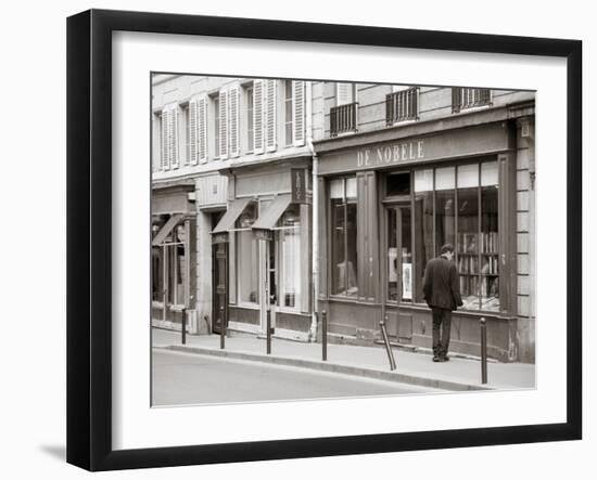 Bookshop, St. Germain Des Pres District, Rive Guache, Paris, France-Jon Arnold-Framed Photographic Print