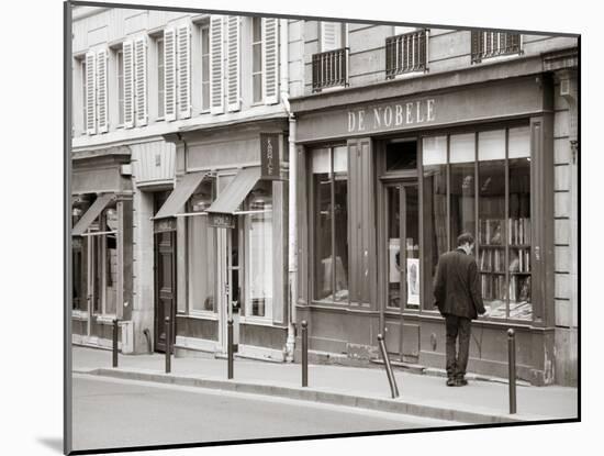 Bookshop, St. Germain Des Pres District, Rive Guache, Paris, France-Jon Arnold-Mounted Photographic Print