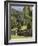 Bookstall in Grounds of Hay on Wye Castle, Powys, Mid-Wales, Wales, United Kingdom-David Hughes-Framed Photographic Print