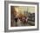 Bookstalls at Notre Dame-Edouard Cortes-Framed Premium Giclee Print