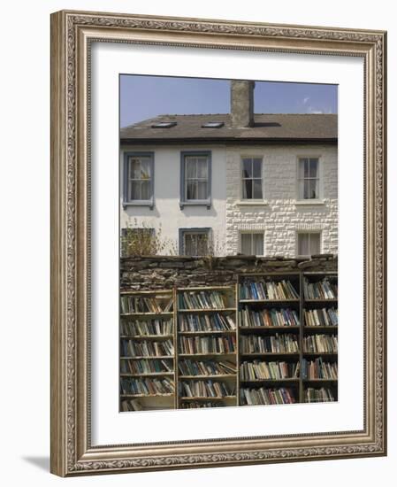 Bookstalls, Hay on Wye, Powys, Mid-Wales, Wales, United Kingdom-David Hughes-Framed Photographic Print