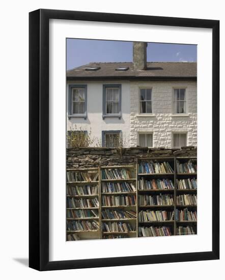 Bookstalls, Hay on Wye, Powys, Mid-Wales, Wales, United Kingdom-David Hughes-Framed Photographic Print