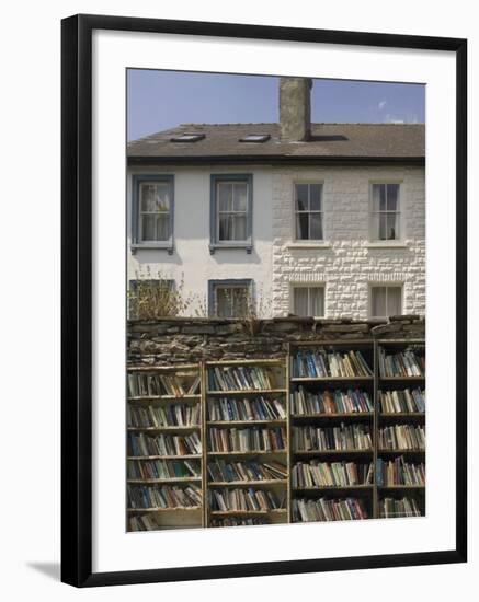 Bookstalls, Hay on Wye, Powys, Mid-Wales, Wales, United Kingdom-David Hughes-Framed Photographic Print