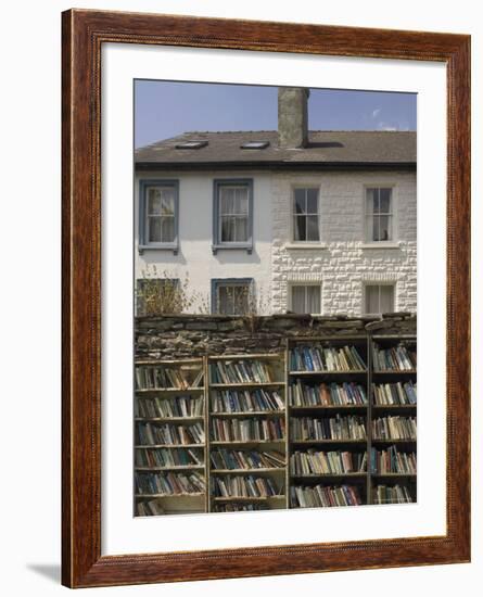 Bookstalls, Hay on Wye, Powys, Mid-Wales, Wales, United Kingdom-David Hughes-Framed Photographic Print