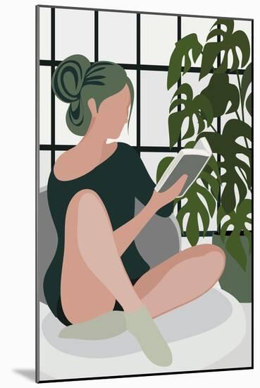 Bookworm-Rosana Laiz Garcia-Mounted Giclee Print