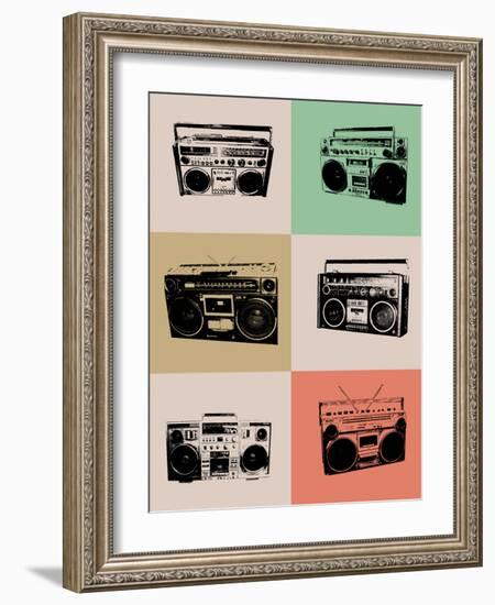 Boom Box Poster-NaxArt-Framed Art Print