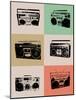 Boom Box Poster-NaxArt-Mounted Art Print