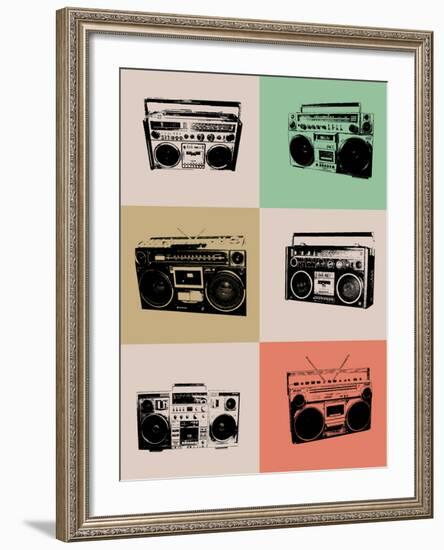 Boom Box Poster-NaxArt-Framed Art Print