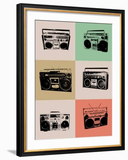 Boom Box Poster-NaxArt-Framed Art Print