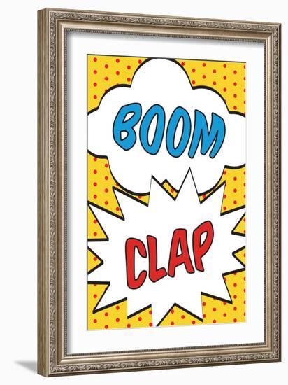 Boom Clap-null-Framed Premium Giclee Print