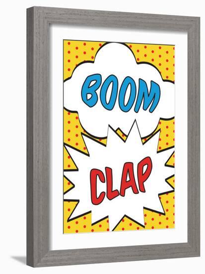 Boom Clap-null-Framed Premium Giclee Print