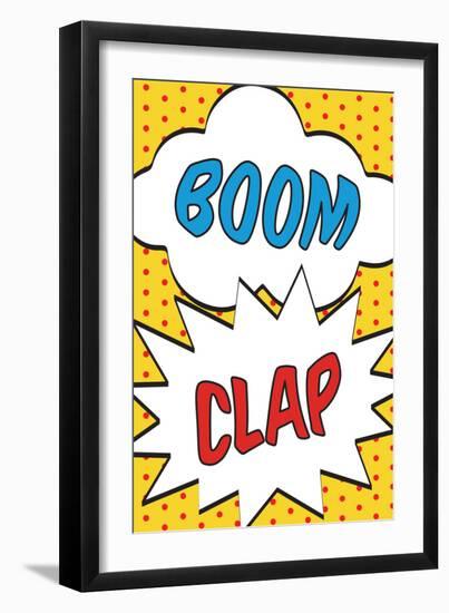 Boom Clap-null-Framed Premium Giclee Print