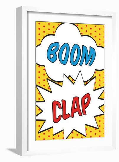 Boom Clap-null-Framed Premium Giclee Print