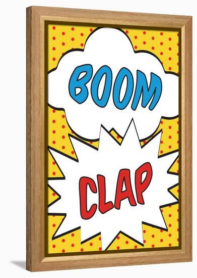 Boom Clap-null-Framed Stretched Canvas