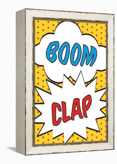 Boom Clap-null-Framed Stretched Canvas