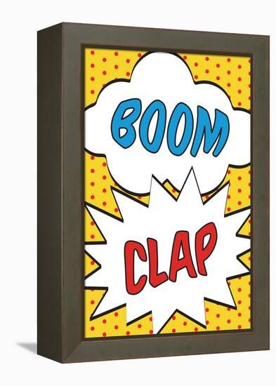 Boom Clap-null-Framed Stretched Canvas