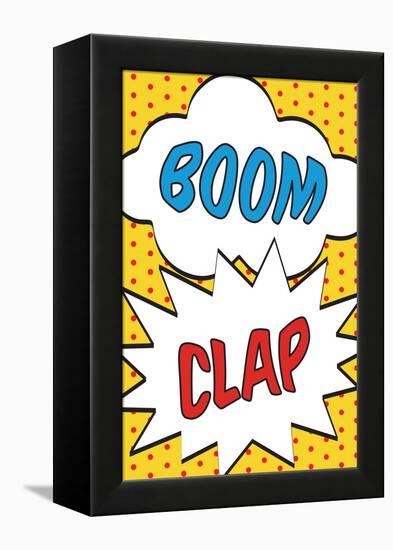 Boom Clap-null-Framed Stretched Canvas