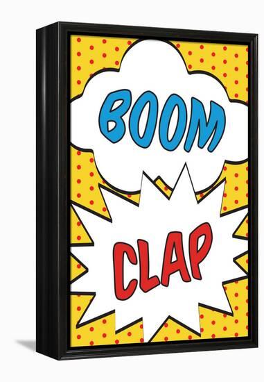 Boom Clap-null-Framed Stretched Canvas