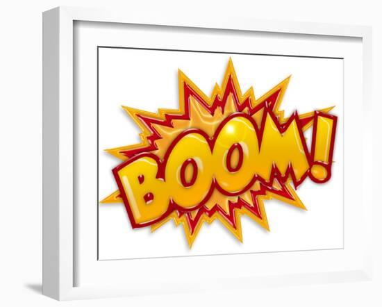 Boom-paulista-Framed Art Print