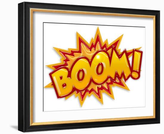 Boom-paulista-Framed Art Print