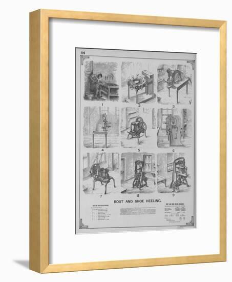 Boot and Shoe Heeling-null-Framed Giclee Print