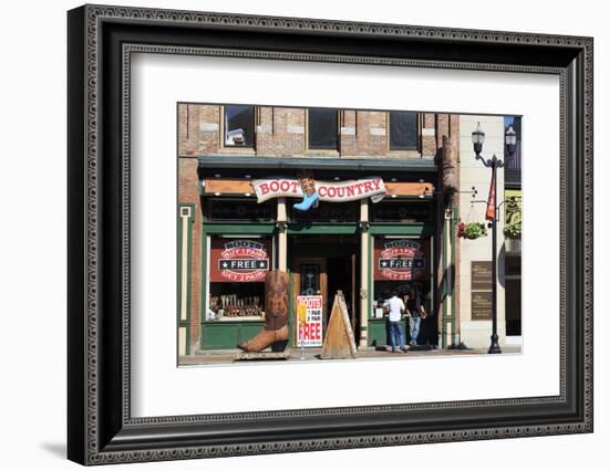 Boot Store on Broadway Street, Nashville, Tennessee, United States of America, North America-Richard Cummins-Framed Photographic Print