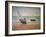 Boote Bei Ebbe Am Strand Von Grandcamp, 1885-Georges Seurat-Framed Giclee Print