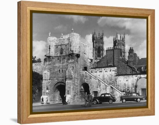 Bootham Bar, the Old West Gate to the City of York, Yorkshire, England-null-Framed Premier Image Canvas