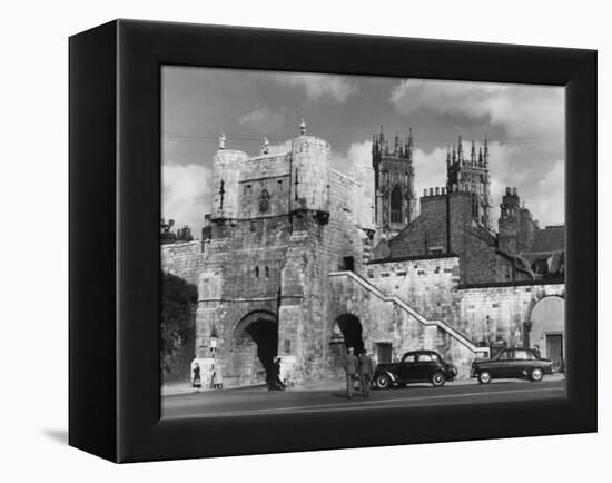 Bootham Bar, the Old West Gate to the City of York, Yorkshire, England-null-Framed Premier Image Canvas