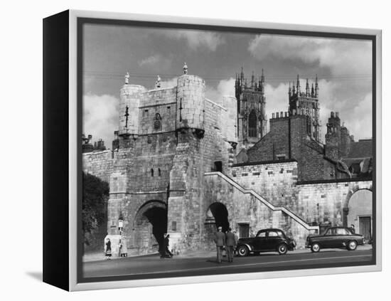 Bootham Bar, the Old West Gate to the City of York, Yorkshire, England-null-Framed Premier Image Canvas