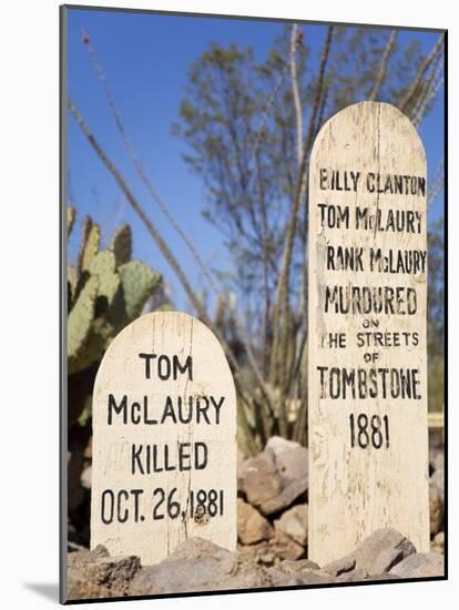 Boothill Graveyard, Tombstone, Cochise County, Arizona, United States of America, North America-Richard Cummins-Mounted Photographic Print