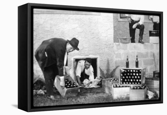 Bootleggers During Prohibition-American Photographer-Framed Premier Image Canvas