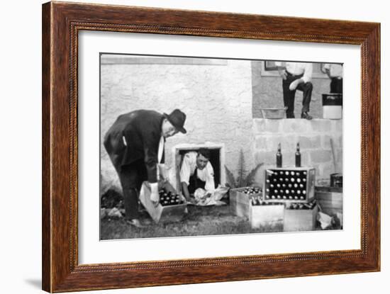 Bootleggers During Prohibition-American Photographer-Framed Photographic Print