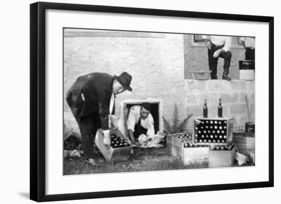 Bootleggers During Prohibition-American Photographer-Framed Photographic Print