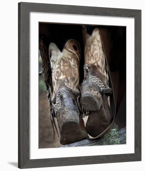 Boots 'n Spurs V-Barry Hart-Framed Art Print