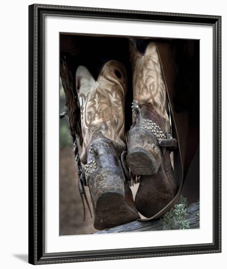 Boots 'n Spurs V-Barry Hart-Framed Art Print