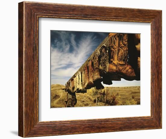 Boots-Derek Jecxz-Framed Art Print